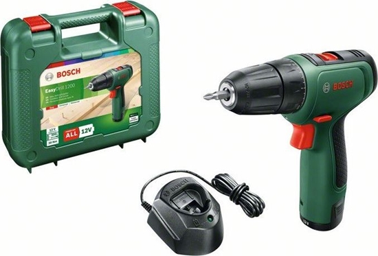 Изображение Bosch EasyDrill 1200 1500 RPM Keyless 940 g Black, Green