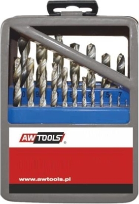 Attēls no Wiertło AWTools HSS walcowe 1,5 2 7 4,5 4 5,5 5 1 3 2,5 3,5 6 6,5 7,5 8 8,5 9 9,5mm zestaw (AW41204)