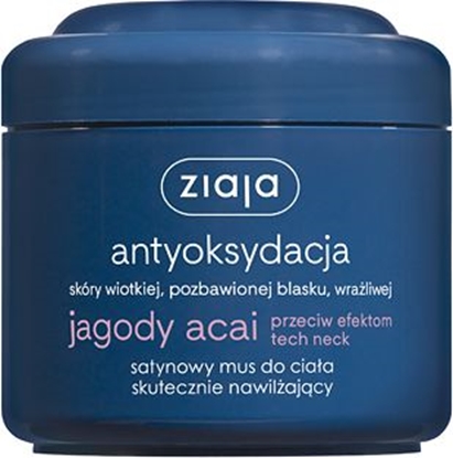 Attēls no Ziaja Acai Satynowy mus do ciała skutecznie nawilżający 200ml