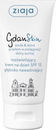 Attēls no Ziaja Krem do twarzy GdanSkin SPF15 rozświetlający 50ml