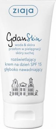 Picture of Ziaja Krem do twarzy GdanSkin SPF15 rozświetlający 50ml