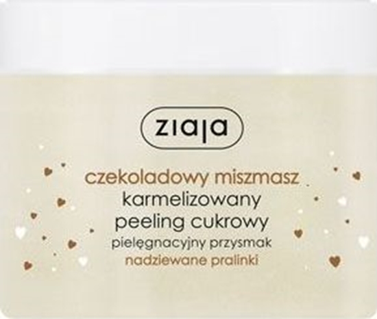 Изображение Ziaja ZIAJA_Czekoladowy miszmasz karmelizowany peeling cukrowy Nadziewane Pralinki 300ml