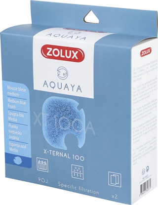 Attēls no Zolux AQUAYA Wkład gąbka Blue Foam Xternal 100