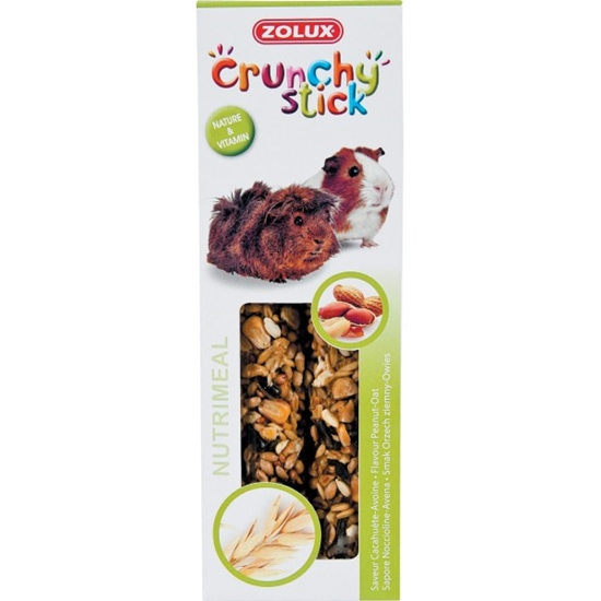 Picture of Zolux Crunchy Stick świnka morska orzech ziemny/owies 115 g