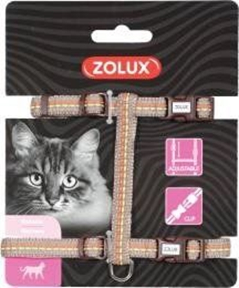 Изображение Zolux Szelki nylon regul. TEMPO kol. brązowy