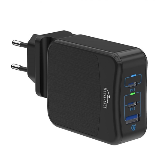 Picture of Zasilacz uniwersalny 65W 2x USB-C PD 1x USB 3.0 QC 