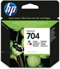 Picture of HP 704 Tri-color Original Ink Advantage Cartridge