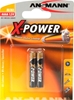 Picture of 1x2 Ansmann Alkaline AAAA X-Power                1510-0005