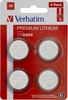 Изображение 1x4 Verbatim CR 2450 Lithium battery 49535