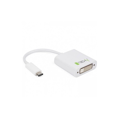 Attēls no Adapter USB-C 3.1 na DVI M/Z, biały