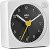 Picture of Braun BC 02 XBW quartz alarm black / white with light switch