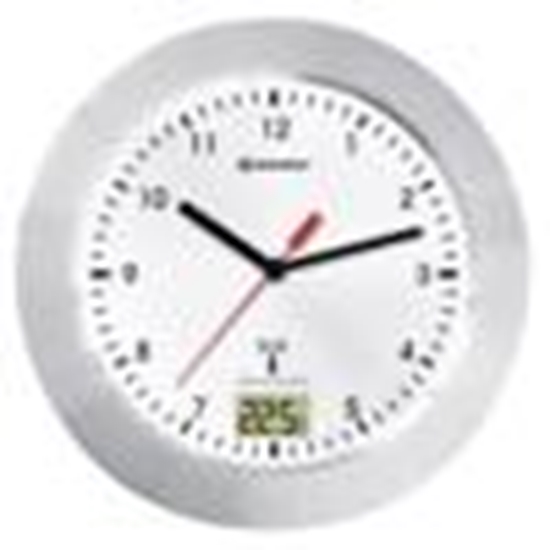 Picture of Bresser MyTime Bath white radio controlled Bathroom Clock