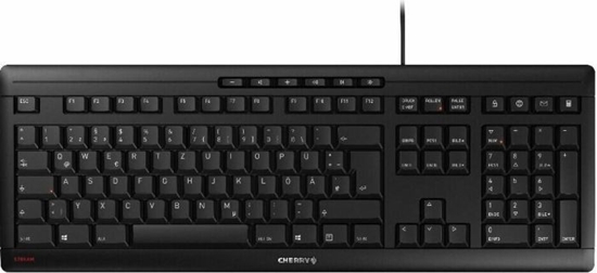 Picture of CHERRY STREAM keyboard USB QWERTZ Czech, Slovakian Black