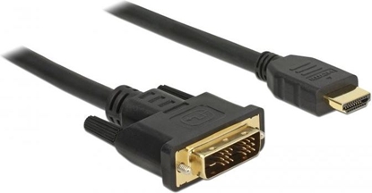 Attēls no Delock Cable DVI 18+1 male > HDMI-A male 1.5 m black