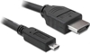 Изображение Delock Cable High Speed HDMI with Ethernet A/D male/male 3m