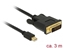 Attēls no Delock Cable mini Displayport 1.1 male > DVI 24+1 male 3 m