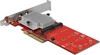 Изображение Delock PCI Express x8 Card to 2 x internal NVMe M.2 Key M - Low Profile Form Factor