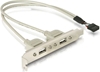 Picture of Delock Slot bracket 2 x USB 2.0 type A female external