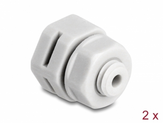 Picture of Delock Ventilation Plug M6 grey 2 pcs