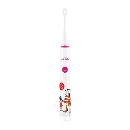 Picture of ETA | Sonetic Kids Toothbrush | ETA070690010 | Rechargeable | For kids | Number of brush heads included 2 | Number of teeth brushing modes 4 | Pink/White