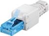 Picture of Goobay 59227 Tool-free RJ45 network connector CAT 6A UTP unshielded | for 3 different cable OD: up to 5.2mm/ 6.4mm/ 7.5mm   UTP unshielded with strain relief with cable reducer that can be used for three different cable diameters: up to 5.2 mm/6.4 mm/7.5 