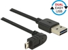 Picture of Kabel EASY USB 2.0-A  EASY Micro-B linksrechts gewinkelt SteckerStecker 2m Delock