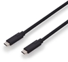 Изображение DIGITUS USB Type-C Gen2 Anschlusskabel, Type-C to C, 1m, sw