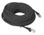 Attēls no Patch cord | Patch Kabelis | Patch cable | 20m | CAT5E | UTP | 20 m | ElectroBase ® | Melns