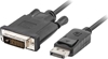 Picture of Kabel DisplayPort v1.2 DVI-D(24+1) 1.8M czarny                  CA-DPDV-10CU-0018-BK