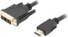 Изображение Kabel HDMI(M)-DVI-D(M) CA-HDDV-10CC-0005-BK 0.5 M czarny