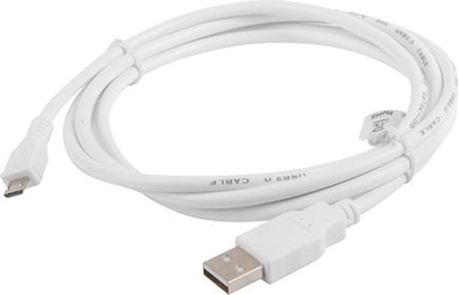 Изображение Kabel USB 2.0 micro AM-MBM5P 1.8M biały 