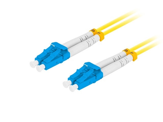 Picture of Patchcord światłowodowy Sm Lc/Upc-Lc/Upc Duplex 3.0Mm 2M żółty