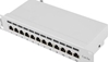 Изображение Patch Panel 12 Port 1U 10 cali kategoria 5e ekranowany szary 