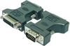 Picture of LogiLink® DVI Adapter DVI-I female - VGA DSUB male  | Logilink | Vga to dvi adapter | Black | HD DSUB 15-pin male | DVI-D (24+5) female