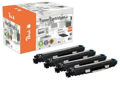 Изображение Peach PT1070 toner cartridge 4 pc(s) Compatible Black, Cyan, Magenta, Yellow