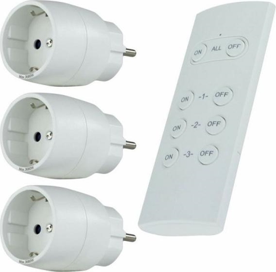 Picture of REV Radio Switch Set 3 + 1 compact white