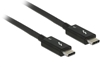 Изображение Thunderboltâ¢ 3 (20 Gbs) USB-Câ¢ cable male  male passive 1.5 m 5 A black