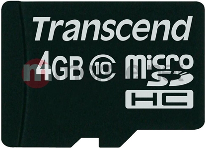 Изображение Transcend microSDHC          4GB Class 10