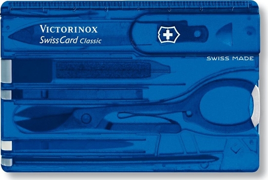 Picture of Victorinox Multitool SwissCard Classic niebieski