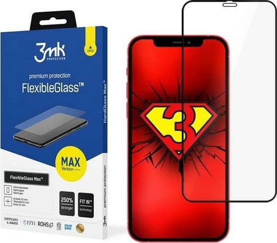 Picture of 3MK 3MK FlexibleGlass Max iPhone 12 Mini 5,4 czarny/black