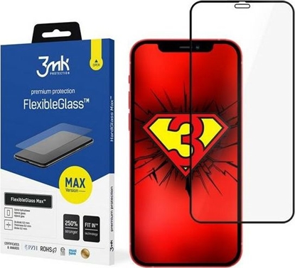 Изображение 3MK 3MK FlexibleGlass Max iPhone 12 Pro Max 6,7" czarny/black