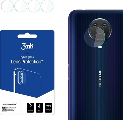 Изображение 3MK Szkło hybrydowe na obiektyw aparatu 3MK Lens Protection Nokia G20 [4 PACK]