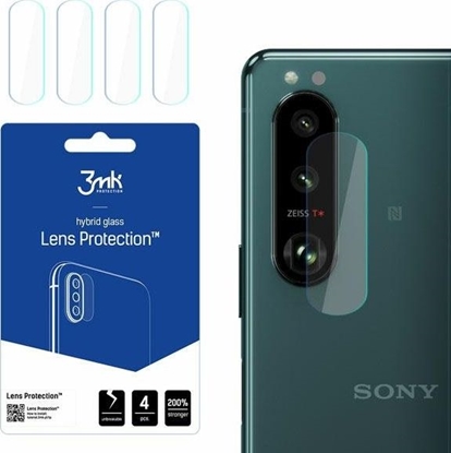 Attēls no 3MK Szkło hybrydowe na obiektyw aparatu 3MK Lens Protection Sony Xperia 1 III 5G [4 PACK]