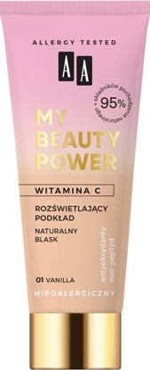 Attēls no AA AA My Beauty Power rozświetlający podkład 01 Vanilla 30ml