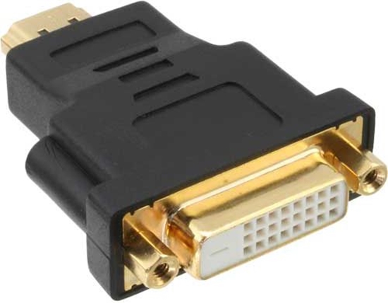 Picture of Adapter AV InLine HDMI - DVI-D czarny (17670P)