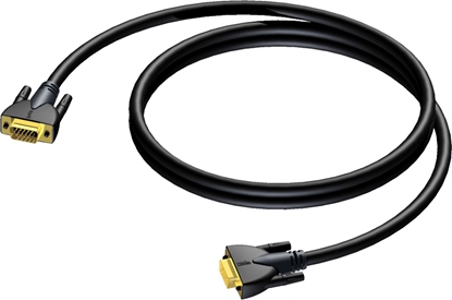 Изображение Kabel Procab D-Sub (VGA) - D-Sub (VGA) 15m czarny (CLV114/15)