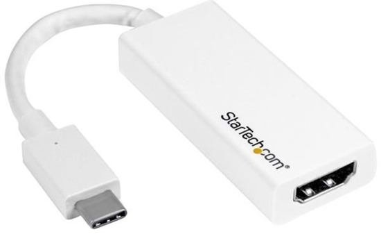 Изображение Adapter USB StarTech USB - HDMI Biały  (CDP2HD4K60W)