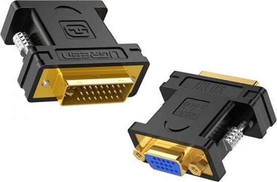 Picture of Adapter AV Ugreen DVI-I - D-Sub (VGA) czarny (UGR305BLK)