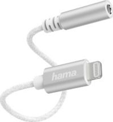 Attēls no Adapter USB Hama Lightning - Jack 3.5mm Biały  (001872100000)