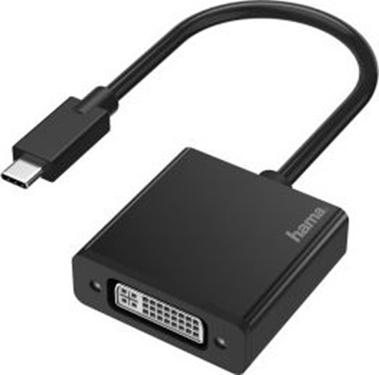 Picture of Adapter USB Hama USB-C - DVI Czarny  (002003160000)